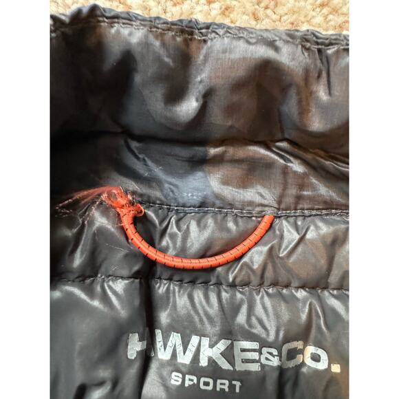 HAWKE & CO Mens puffer coat, size Medium, packable in pouch, Super light weight - Picture 12 of 14